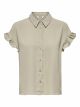 ONLMETTE LIFE SS FRILL SHIRT WVN CS