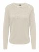 ONLANABELLA LS BLING O-NECK KNT