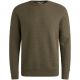 Crewneck regular fit cotton stretc