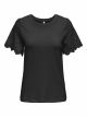 ONLEBBA LIFE S/S LACE TOP JRS