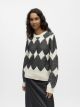 OBJOLYMPIA L/S RE KNIT O-PULLOV 141