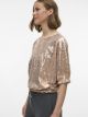 VMKAJE SS BALLOON SHORT SQ TOP JRS