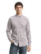 fitted printed stretch shirt