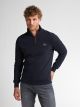 Men Sweater Collar Zip