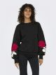 ONLCALLY L/S DETAIL O-NECK CS SWT