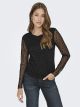 ONLSIENA MESH FLOCK L/S TOP WVN