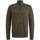 Half zip collar cotton mouline (or