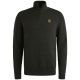 Half zip collar cotton mouline (or