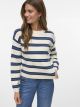 VMGOLD STRIPE LS O-NECK PULLOVER