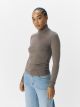 OBJTHESS L/S ROLLNECK KNIT PULLOVER