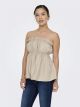 ONLLINO RUFFLE BANDEAU TOP WVN OX