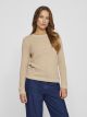 VIDALO O-NECK L/S KNIT TOP/SU - NOO