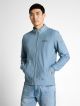 structured stand-up sweat jacket