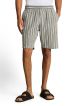 Structured linen optic beach short