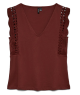 VMGABBY SL V-NECK TOP JRS GA