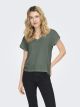 ONLFREE LIFE S/S V-NECK LACE TOP JR