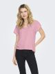 ONLFREE LIFE S/S V-NECK LACE TOP JR