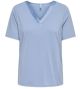 ONLFREE LIFE S/S SPLIT V-NECK TOP J
