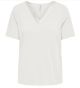 ONLFREE LIFE S/S SPLIT V-NECK TOP J