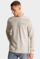 Long sleeve r-neck regular fit str
