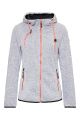 ELISE Knitted Fleece Jacket Hooded