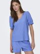 ONLDIANA S/S V-NECK TOP CS JRS