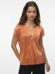 VMKUVI S/S V-NECK TOP JRS BTQ NL