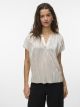VMKUVI S/S V-NECK TOP JRS BTQ NL