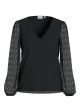 VIFERO V-NECK L/S TOP/DFS/PB