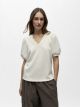 OBJANDREA S/S RE V-NECK TOP NOOS