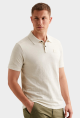 Short sleeve polo jacquard jersey