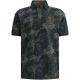 Short sleeve polo printed two tone