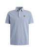 Short sleeve polo pique garment dy