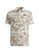 Short sleeve polo printed slub jer