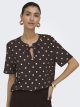 JDYDEBBIE SS V NECK TOP JRS DIA