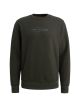 Crewneck cotton blend sweat