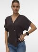 VMSMILLA SONJA SS V-NECK TOP EXP