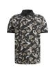 Short sleeve polo printed fine piq