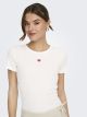 ONLELVA JUNE EMB S/S TEE JRS NOOS