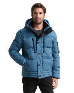 puffer jacket with hood